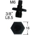 AD6031 カメラ用ツバ付インチネジアタッチメントM6X3/8W(L8.5) ノガ