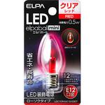 LED電球ローソク形 E12 ELPA