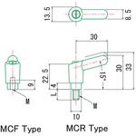 ミニクランプレバー MCF MIYOSHI(小西製作所)