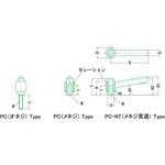 プッシュオフクランプレバー PCM MIYOSHI(小西製作所)