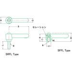 クランプレバーフラット(めねじ) SFFL MIYOSHI(小西製作所)