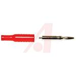BU-P5169-2 Mueller Electric バナナプラグ オス 赤 真鍮， BU-P5169-2 MUELLER ELECTRIC
