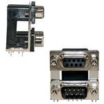 189-009-313R571 Norcomp D-subコネクタ， 9極， メス/オス， スルーホール実装， 189-009-313R571 NORCOMP