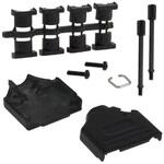 970-015-040R011 Norcomp D-Sub バックシェエル 970 シリーズ 15 極 標準D-Sub， 黒， 970-015-040R011 NORCOMP