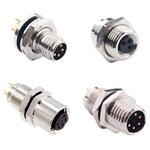 855-004-103R004 Norcomp 丸型コネクタ， 4極， M8， パネルマウント， 855-004-103R004 NORCOMP