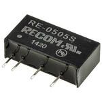 RE-0505S Recom DC-DCコンバータ Vout：5V dc 4.5 → 5.5 V dc， 1W， RE-0505S RECOM