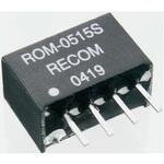 ROM-0505S Recom DC-DCコンバータ Vout：5V dc 4.5 → 5.5 V dc， 1W， ROM-0505S RECOM