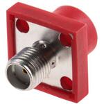 R124510000W Radiall 同軸コネクタ ジャック フランジマウント SMAコネクタ， R124510000W RADIALL