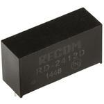 RD-2412D Recom DC-DCコンバータ Vout：±12V dc 21.6 → 26.4 V dc， 2W， RD-2412D RECOM