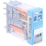 C12A21BX24AD Releco パワーリレー 24V ac/dc， 2c接点 基板実装タイプ RELECO