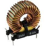 SMV80 Roxburgh EMC リードインダクタ， 90 μH， 8A， ラジアル， SMV80 Roxburgh EMC