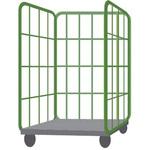 J2型 自在車(ゴム車輪・ダブルベアリング) ストッパー付 ユーエイキャスター