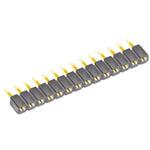 Samtec 基板接続用ソケット 14 極 2.54mm 1 列 スルーホール実装 SAMTEC