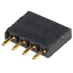 Samtec 基板接続用ソケット 4 極 2.54mm 1 列 スルーホール実装 SAMTEC