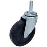 ねじ込み式 ST型自在車(ダブルベアリング)(ゴム車輪) ユーエイキャスター