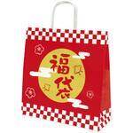 手提げ紙袋 福袋 市松模様 タカ印(ササガワ) 手提げ紙袋 福袋 市松模様 タカ印(ササガワ)