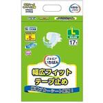 いちばん幅広フィットテープ止め L(17枚x4袋)ケース カミ商事 いちばん幅広フィットテープ止め L(17枚x4袋)ケース カミ商事