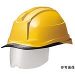PC製ヘルメット Windflow・クリアバイザー・シールド面 SC-19PCLS RA3-UP4シリーズ ミドリ安全