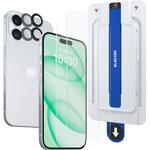 iPhone 16 ガラスフィルム 2枚入り カメラレンズ保護フィルム2個付 高透明 強化ガラス10H 簡単貼付ツール付 エレコム iPhone 16 ガラスフィルム 2枚入り カメラレンズ保護フィルム2個付 高透明 強化ガラス10H 簡単貼付ツール付 エレコム