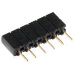 Samtec 基板接続用ソケット 6 極 2.54mm 1 列 スルーホール実装 SAMTEC