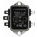 FN2010-3-06 Schaffner EMIフィルタ 単相 3A シャーシーマウント 4.7nF 2.5 mH 0.74 mA Single Stage 1.1W 1MΩ SCHAFFNER