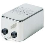 FN2090B-10-06 Schaffner EMIフィルタ 単相 10A フランジマウント 470nF 8 mH 0.002 mA Two Stage 330kΩ SCHAFFNER