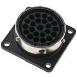 UTG01823S Souriau Sunbank by Eaton 丸型コネクタ， 23極， スタンダード， フランジマウント， UTG01823S SOURIAU
