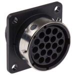 UTG01619S Souriau Sunbank by Eaton 丸型コネクタ， 19極， スタンダード， フランジマウント， UTG01619S SOURIAU