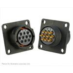 UTS012E10S Souriau Sunbank by Eaton 丸型コネクタ， 10極， スタンダード， フランジマウント， UTS012E10S SOURIAU