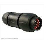 UTS1JC1412P Souriau Sunbank by Eaton 丸型コネクタ， 12極， スタンダード， インライン， UTS1JC1412P SOURIAU