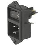 EC11.0001.001.21 Schurter IECコネクタ C20 オス パネルマウント 16A EC11.0001.001.21 SCHURTER