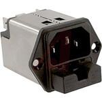 5220.0623.1 Schurter IECコネクタ C14 オス パネルマウント 6A 5 x 20mm 5220.0623.1 SCHURTER