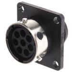 UTG0128S Souriau Sunbank by Eaton 丸型コネクタ， 8極， スタンダード， フランジマウント， UTG0128S SOURIAU