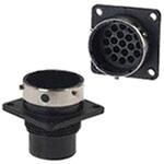 UTG01619P Souriau Sunbank by Eaton 丸型コネクタ， 19極， スタンダード， フランジマウント， UTG01619P SOURIAU