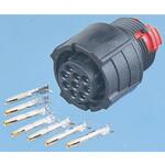 CL1F1101 Souriau Sunbank by Eaton 丸型コネクタ， 4極， ケーブルマウント， CL1F1101 SOURIAU
