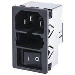 KM01.1105.11 Schurter IECコネクタ C14 オス スナップイン 10A KM01.1105.11 SCHURTER