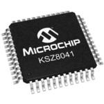 KSZ8041FTLI マイクロチップ，  イーサネットトランシーバ IEEE 802.3u， 3.3 V， 48-Pin TQFP MICROCHIP