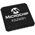 KSZ8081RNACA-TR マイクロチップ，  イーサネットトランシーバ IEEE 802.3， 3.3 V， 24-Pin QFN MICROCHIP