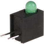 L-710A8EW/1GD キングブライト 基板用LED表示灯 緑 直角 40 ° スルーホール実装 KINGBRIGHT