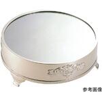 SW 18-8丸ミラープレート 足付 アズワン