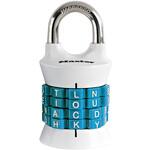 4桁ワード可変式南京錠 MASTER LOCK