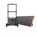 Solar Generator 3000New+折りたたみ式キャリーカート+ソーラーパネル200W1枚セット Jackery(ジャクリ)