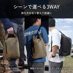 3Way(手提げ/肩掛け/ナップサック)で使える IPX4準拠 12L 防水ドライバッグ OWLTECH(オウルテック) 3Way(手提げ/肩掛け/ナップサック)で使える IPX4準拠 12L 防水ドライバッグ OWLTECH(オウルテック)
