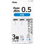 パック ぺんてるアイン 白ケース 替芯 0.5 HB 3個 ぺんてる(アストラム)