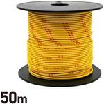 配線コードAV0.85sq 50m 黄 REX(レックス)[自動車用品]