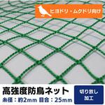 【オーダー】 高強度防鳥ネット 25mm目(440t/36本)周囲切放し トヨネン 【オーダー】 高強度防鳥ネット 25mm目(440t/36本)周囲切放し トヨネン