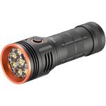 充電式LEDフラッシュライト 3500lm 4段階調光 IPX4 オーム電機 充電式LEDフラッシュライト 3500lm 4段階調光 IPX4 オーム電機