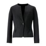 ENJOYNoir NAJ080 STILL STRIPE ノーカラージャケット カーシーカシマ ENJOYNoir NAJ080 STILL STRIPE ノーカラージャケット カーシーカシマ