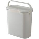 HOME&HOME 運べる防臭ペール グレー 10L 買い物袋対応 10S リス