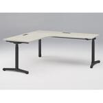 トイロ 90度オペレーションデスク 昇降スイッチタイプ 塗装脚 W1800×D1800<配送時組立サービス付> イトーキ